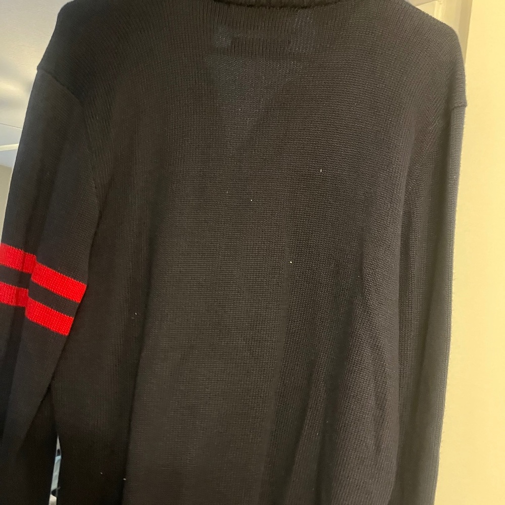 Adult Mens Medium Navy Blue sweater
